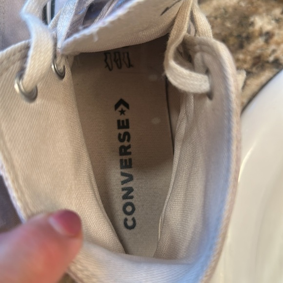 Converse Chuck Taylor Platform High Tops Lavender Purple Canvas Y2K Size 8.5 - Picture 15 of 16